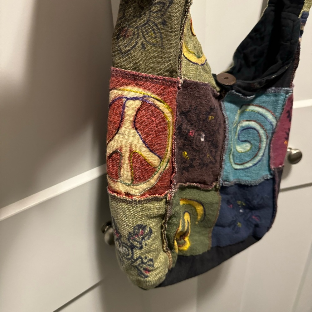 Rising International Patchwork Crossbody Bag - image 5